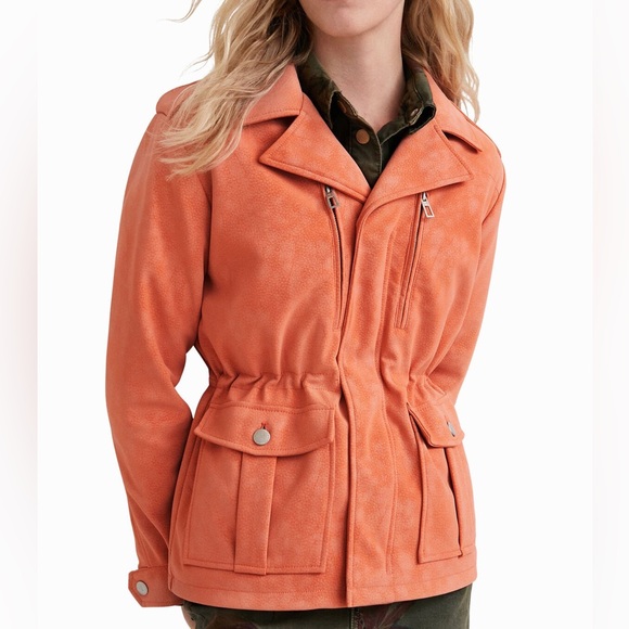 NWT DESIGUAL STRAIGHT MULTI-POCKET JACKET. Size XL (runs small / fits a M/L) - Picture 6 of 8